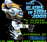 NHL - Blades of Steel 2000 Title Screen